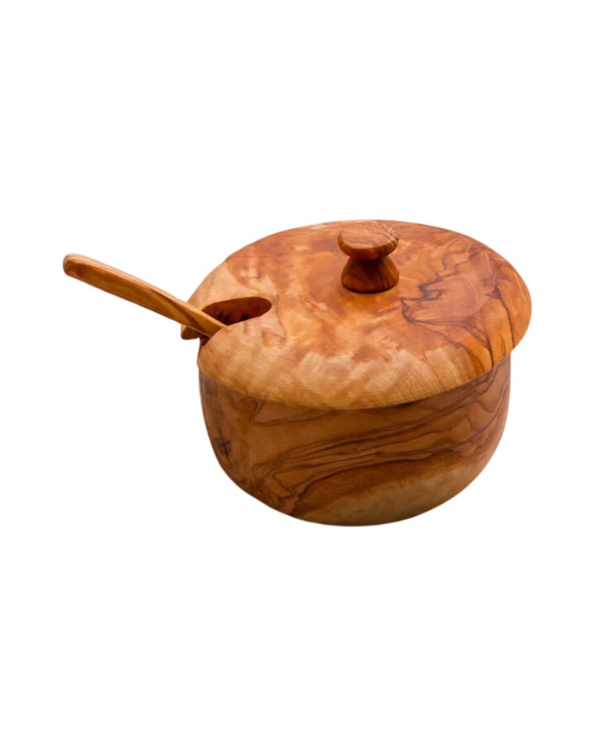 Pot with Spoon and Lid