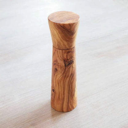 Modern Olive Wood Salt & Pepper Mill